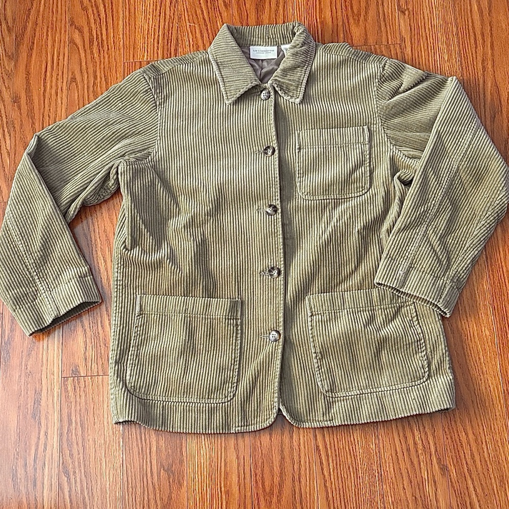 MINIMALIST CORDUROY JACKET by LIZ CLAIBORNE - Picture 2 of 9